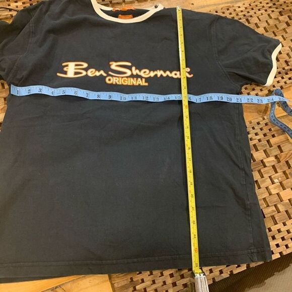 Ben Sherman Original British Mod Style Graphic Cotton Tee Blck‎ Orange WMN XXL - Picture 8 of 8